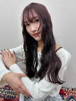 コルク バイ マグ 松本駅前(COLK by Mag)&nbsp;20代30代◎ピンクラベンダー巻き髪で韓国風艶髪イメチェン