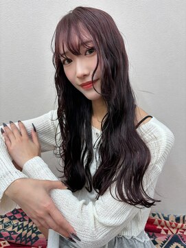 コルク バイ マグ 松本駅前(COLK by Mag) 20代30代◎ピンクラベンダー巻き髪で韓国風艶髪イメチェン