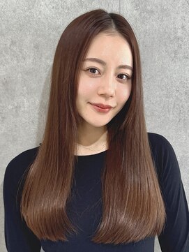 エアー 青山(AIR) 透明感カラーアッシュグレージュレイヤーカット髪質改善韓国