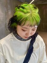 ピークアブー 原宿ハラカド(PEEK-A-BOO) ルーツカラーデザインアンブレラくびれボブレイヤーインナー