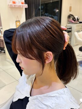 アッシュ 西荻窪店(Ash) 【顔周りカット】小顔効果◎流れるような韓国風前髪