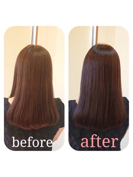 大人女性のための髪質改善カラー　ピュアビターブラウン