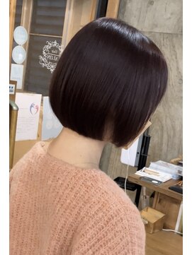 ヘアカロン 熊本本店(Hair CALON) ショートカットボブ髪質改善カラーショコラブラウン
