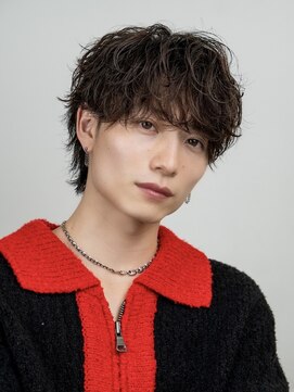 オーシャントーキョーオーバー 渋谷(OCEAN TOKYO OVER) 韓国ヘアニュアンスコンマバングセンターパートフェザーパーマ