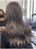 ハイライトバレイヤージュダブルカラーショートカット30代40代