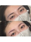 垢抜け眉毛スタイリング
