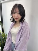 レイヤーカット顔まわりストレートレイヤー