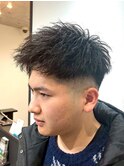 リバースセンターパート/ニュアンスパーマ/ダウンバング/大宮