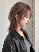 ヒペリカム(hypericum)&nbsp;和歌山／ローズブラウンの外ハネレイヤー