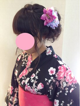 ビギンズ ヘア コウベ(BEGINS HAIR KOBE) アップとゆかた　１