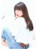 ナチュラルロングストレート