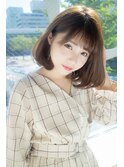 prier 大人の小顔ボブ　ステップボーンカット