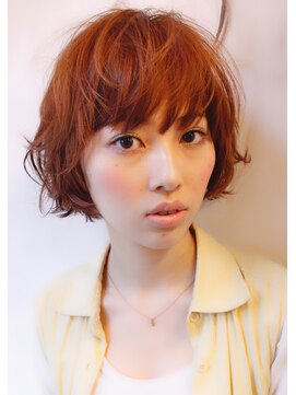ブーケ(BOUQUET) デジタルパーマ・オレンジ・ヘルシーレイヤー・イルミナカラー