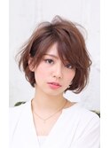 BERRY/外ハネボブ_アッシュブラウン_ネオウルフ_オーガニック