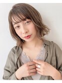 【BEHIVE及川】透け感たっぷりベージュ