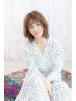 ミック ヘアアンドメイク アップ 駒込店(miq Hair&Make up) ルーズなゆるふわカール♪ラブカジュアルくせ毛風レイヤー
