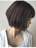 柔らかグラデーションボブ