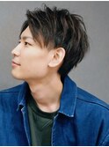ナチュラル/爽やかメンズショート/ソフトツーブロック/六丁の目
