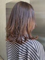 〇spring beige ブリーチなし 春カラー くびれミディ