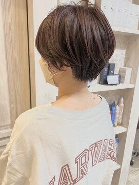 キャアリー(Caary) 福山市 美容室 Caary ショコラピンクカラー カジュアルショート