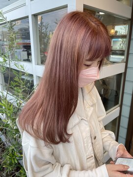 ビスクヘアデザイン(bisq hair design) ペールピンクカラー