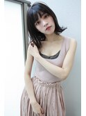 tuuli☆30代40代ペールベージュ切りっぱなしミディアム　222