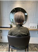 白髪ぼかしハイライト