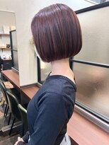 プチメゾントウキョウ(Petit Maison Tokyo) 内巻きボブ_レッドブラウン