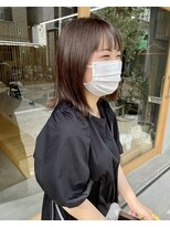 エタ(eta)&nbsp;【eta】ボブ×グレージュカラー