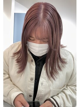 キュエム(Cuem) 【Cuem春日】ミルクティーピンク シルキーベージュ ケアブリーチ