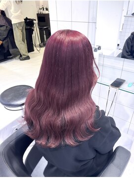 ノット 表参道青山(knot) キュートな印象にハイトーンピンクラベンダー♪