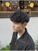 波巻きパーマ
