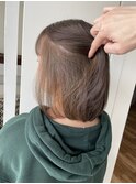 20代女性 ブラウンベージュ