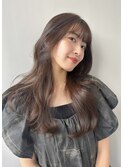 【votan_はまひ】ブラウンベージュ/韓国ヘア/前髪/顔まわり