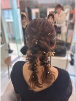 ヘアメイク マリア 福岡天神西通り(hair make MARIA)&nbsp;ツイン編み下ろし