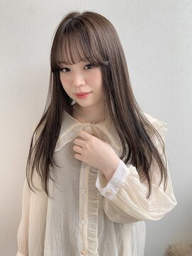 アモレット(amoretto) 《mina担当 》サラサラストレート×ベージュカラー