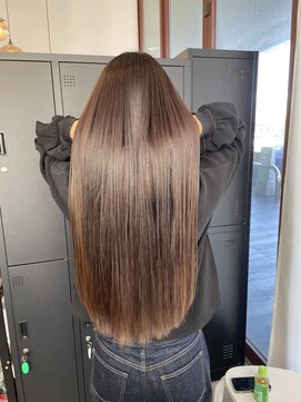 フラッグ ヘアー 天神西通り店(Flag HAIR) 髪質改善酸性ストレートとブリーチしない透明感カラーが得意です