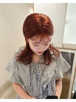 ラミエ バイ メルト 吉祥寺(lamie by melt)&nbsp;【小川】ピンクブラウン/きりっぱなし/エアリーロング