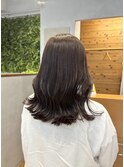 暗め艶ピンクブラウン/20代30代