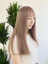 ニコ トウキョウ 渋谷(nico TOKYO)&nbsp;ミルクティーベージュ/髪質改善/ダブルカラー/ケアブリーチ/20代