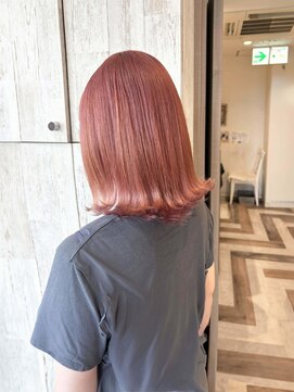 トーン(TONE) コーラルピンク/韓国/外はね