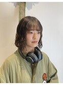 カジュアルなボブパーマ