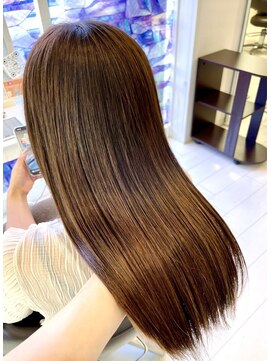 髪質改善専門店 アミーベルエクラ(AMI a BELLE Eclat) 髪質改善で大人の艶髪へ【アミーベルの傷まないカラー】