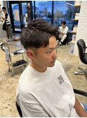 アップバング/メンズカット