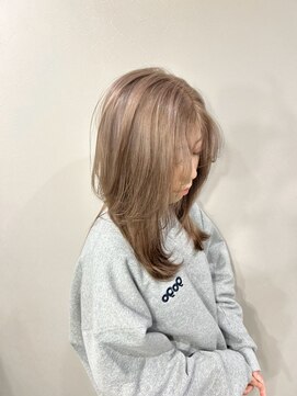 リレイス 四日市(RELACE) 四日市　日永　レイヤーカットxグレージュ