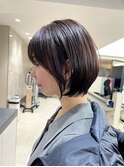 サイドバングショートマッシュショート大人ショートボブ