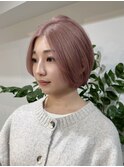 切りっぱなしボブ長めボブナチュラルボブ結べるボブ前下がりボブ