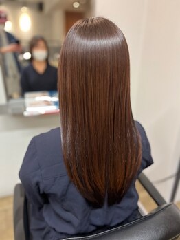 トゥワイス(twice)の写真/【3席のプライベートサロン/髪質改善】美髪専門サロンとして、相談しやすいプライベート空間をご用意＊
