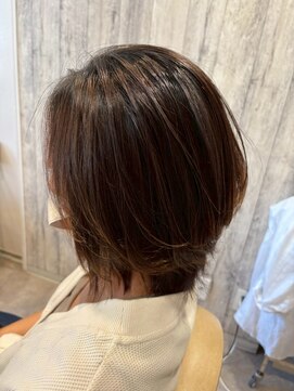 エヌアンドエー せんげん台店(N&A) 白髪を活かして自然な明るさをプラス。白髪染めハイライト