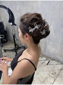 ヘアセット 篠原恵里奈